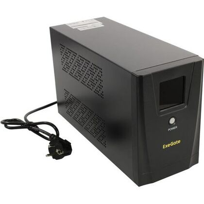 ИБП ExeGate SpecialPro Smart LLB-1500 1500ВА/ 950Вт, 2хSchuko, 3хC13, AVR, (Аккумулятор 12В/ 9Ah*2)