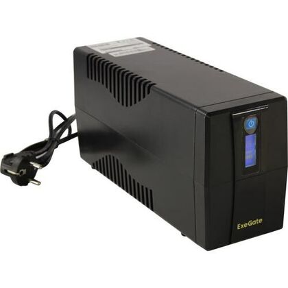 ИБП ExeGate Power Smart ULB-1000 1000ВА/ 550Вт, 4хC13, AVR, USB, (Аккумулятор 12В/ 9Ah)