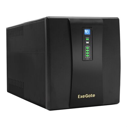 ИБП ExeGate SpecialPro UNB-1600 1600ВА/ 950Вт, 4xSchuko, AVR, (Аккумулятор 12В/ 9Ah*2)