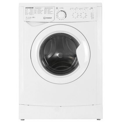 Стиральная машина фронт. Indesit MSC 615 белый, 6 кг, глубина - 40 см, 1000 об/ мин
