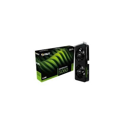 Видеокарта PCI-e: GeForce RTX 5060 Dual Palit (8Gb, GDDR7, 128 bit, 1*HDMI, 3*DP) NE75060019P1-GB2063D