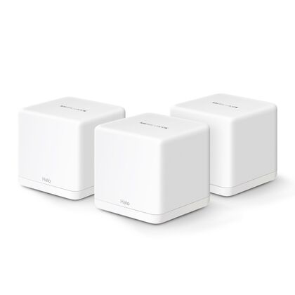 Wi-Fi Mesh система MERCUSYS Halo H1500X(3-pack) ( 2.4 ГГц 300 Мбит/ с, 5 ГГц 1201 Мбит/ с, 2х1Гбит/ с) Halo H1500X(3-pack)