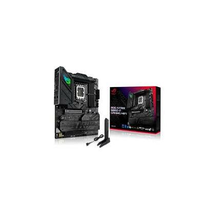 Материнская плата Asus LGA 1851: ROG STRIX B860-F GAMING WIFI [Intel B860, 4хDDR5, 2хPCI Ex16, 4хSATA3, 4хM.2, 8хUSB3, HDMI, DP, ATX]