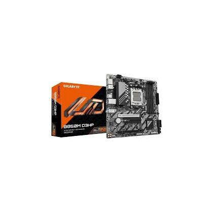 Материнская плата Gigabyte AM5: B850M D3HP  [AMD B850, 4хDDR5, 2хPCIe16, 4хSATA3, 2хМ2, 4xUSB 3, 2xUSB 2, 2хDP, PS/ 2, HDMI, Micro-ATX ]