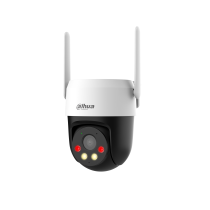 Видеокамера IP 3 Mp уличная Dahua купольная, f: 4.0 мм, 2304*1296, ИК: 30 м, LED:30 м, 4G-модуль, карта до 256 Gb, микрофон, поворотная (DH-P3AE-PV-4G