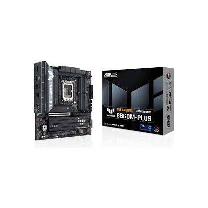Материнская плата Asus LGA1851: TUF GAMING B860M-PLUS [B860, 4*DDR5, 1*PCI Ex16, 4*SATA3, 2*M.2, 2*USB 2, 7*USB3, HDMI, DP, Micro-ATX]