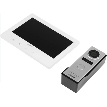 Комплект видеодомофона аналоговый Dahua, 7 дюймов, 1024*600, (DHI-KTA03)