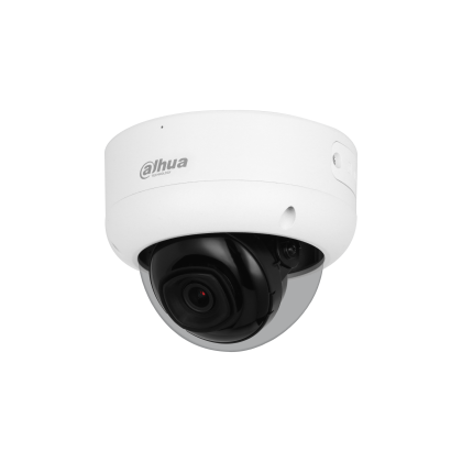 Видеокамера IP 5 Mp уличная Dahua купольная, f: 2.8 мм, 2960*1668, ИК: 50 м, антивандальная, карта до 256 Gb, микрофон (DH-IPC-HDBW3541EP-AS-0280B-S2)