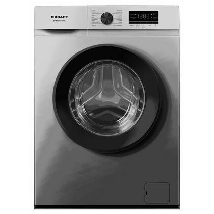 Стиральная машина с паром Kraft KF-MBDS6109G серебристый, 6 кг, инвертор, дисплей -да, глубина - 39 см, 1000 об/ мин
