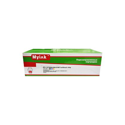 Перезаправляемые картриджи Canon PFI-107MBK/ BK/ C/ M/ Y MyInk (без чернил) (imageProGRAF iPF670/ 770/ 780) без чипов
