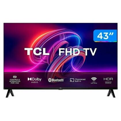 Телевизор 50" TCL 50C655 QLED, Google TV, 4K Ultra HD, 60 Гц, HDMI х3, USB х2, чёрный