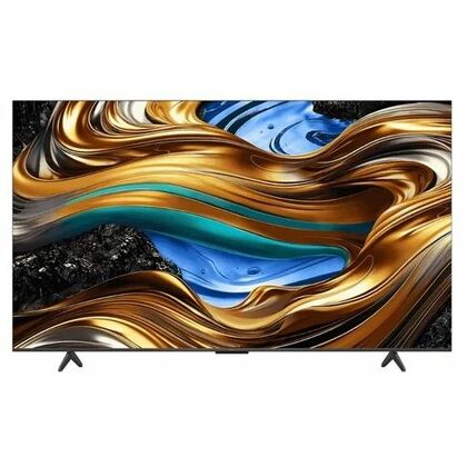 Телевизор 65" TCL 65P755 Google TV, 4K Ultra HD, 60 Гц, HDMI х3, USB х2, чёрный