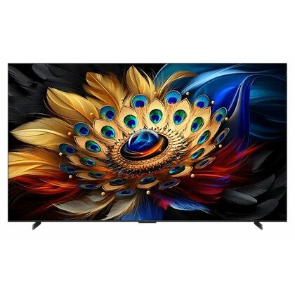 Телевизор 85" TCL 85C655 QLED, Google TV, 4K Ultra HD, 120 Гц, HDMI х4, USB х1, чёрный