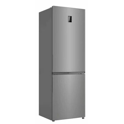 Холодильник с нижней МК Candy CFN6185SDC, серебристый, No Frost, высота - 185, ширина - 59,5, дисплей есть, нулевая зона есть, A