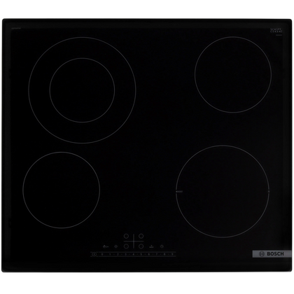 Электрическая варочная панель Bosch PKF631FP3E черный (конфорок - 4 шт, панель - стеклокерамика, 59,2 x 45 см)