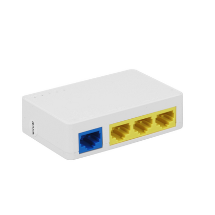 Неуправляемый POE-коммутатор 04 порта Tenda S204PD ( 4x100Мбит/ с, 3xPOE, PoE‑бюджет 30 Вт) корпус - пластик