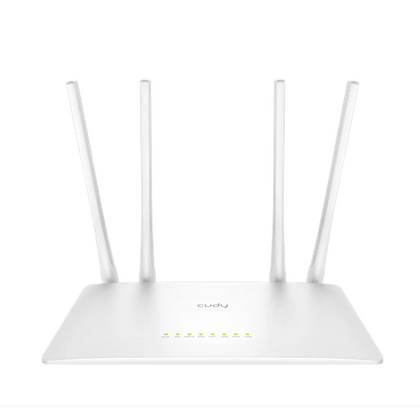 Роутер Cudy WR1200 ( 2.4 ГГц 300 Мбит/ с, 5 ГГц 867 Мбит/ с, ) WR1200