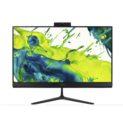 Моноблок Acer 23,8" Ryzen 5 7430U (2.3) 16Gb SSD512Gb RGr Windows 11 Home GbitEth WiFi BT 65W клавиатура мышь Cam черный 1920x1080