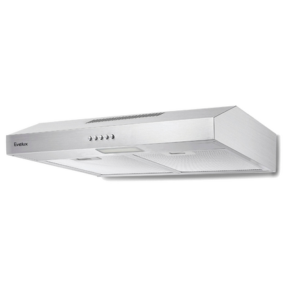 Встраиваемая подвесная вытяжка EVELUX Ulla 60 X серебристый (мощность - 82 Вт, производительность - 390 м³/ ч)