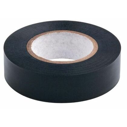 Изолента ПВХ 0,13х15мм, 10м, черная Kranz (KR-09-2006) кратность заказа 10 рулонов