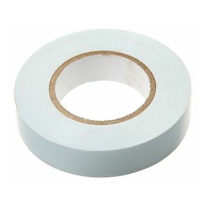 Изолента ПВХ 0,13х15мм, 20м, белая Kranz (KR-09-2601) кратность заказа 10 рулонов