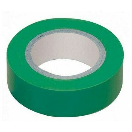 Изолента ПВХ 0,13х15мм, 25м, зеленая Kranz (KR-09-2103) кратность заказа 5 рулонов