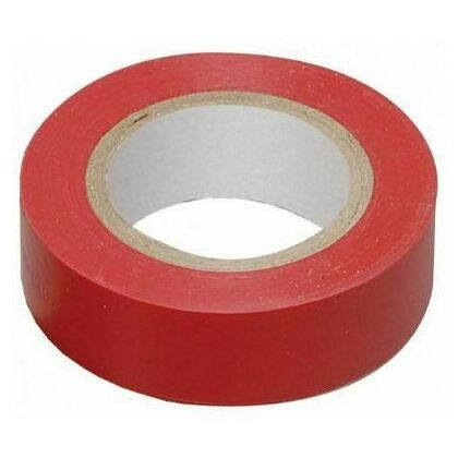 Изолента ПВХ 0,13х15мм, 25м, красная Kranz (KR-09-2104) кратность заказа 5 рулонов