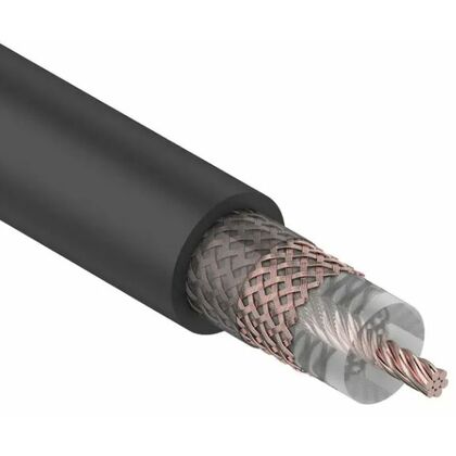 Кабель коаксиальный RG-213, 50 Ом, Cu/ Cu, 96%, бух.100м., Внешний, черный, Rexant (01-2041)
