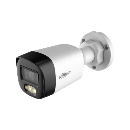 Видеокамера аналоговая 5 Mp уличная Dahua цилиндрическая, f: 2.8 мм, 2880*1620, ИК: 30 м, LED:30 м, микрофон (DH-HAC-HFW1500RLP-IL-A-0280B-S3)
