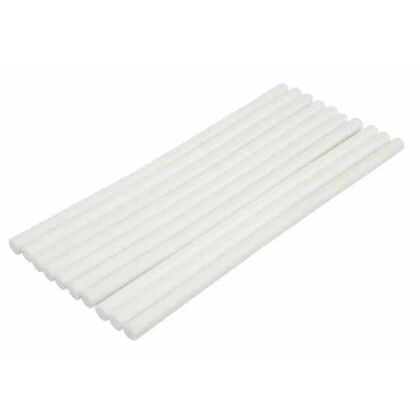 Стержни клеевые Ø7мм, 200мм, белые (10 шт/ уп), хедер, Rexant (09-1105)
