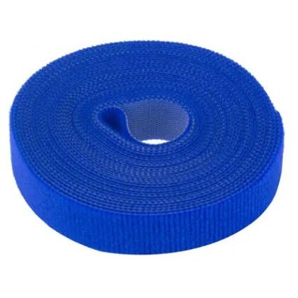 Лента-липучка многоразовая 5 м х 20мм, синяя (1 шт/ уп) Rexant (07-7525)