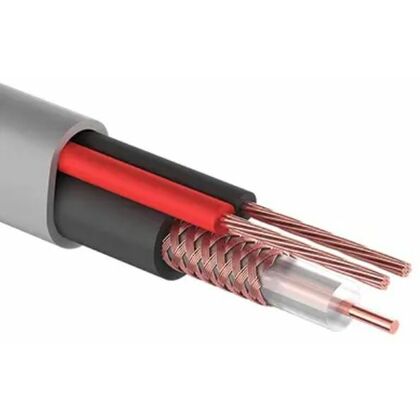 Кабель КВК-В-2+2x0,75 мм² (Cu/ CCA), внутренний, белый, бухта 200 м. ProConnect (01-4108)