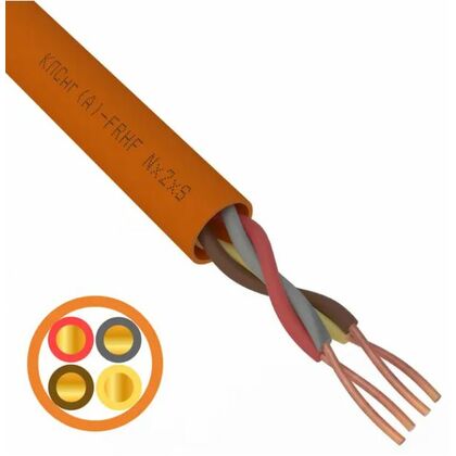 Кабель огнестойкий КПСнг(А)-FRHF 2x2x0,75мм², Rexant (01-4924) кратность заказа 200 м