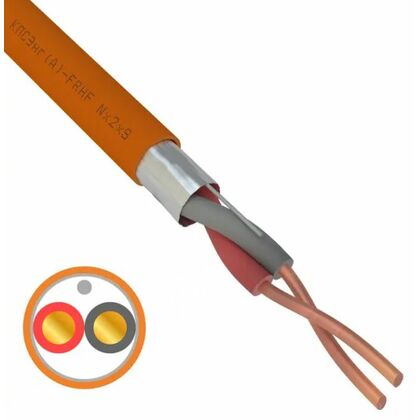 Кабель огнестойкий КПСЭнг(А)-FRHF 1x2x0,50мм², Rexant (01-4916-1) кратность заказа 200 м