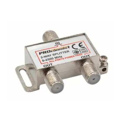 Делитель ТВх2 под F-разъем, 5-2500МГц Спутник ProConnect (05-6201-4)