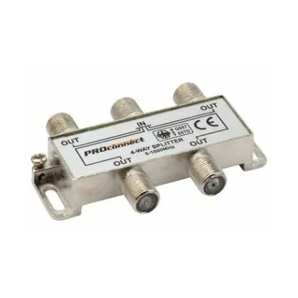 Делитель ТВх4 под F-разъем, 5-1000МГц ProConnect (05-6023)
