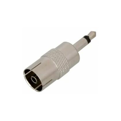 Переходник гнездо TV – штекер 3,5 мм mono Rexant (05-2304) кратность заказа 50 шт