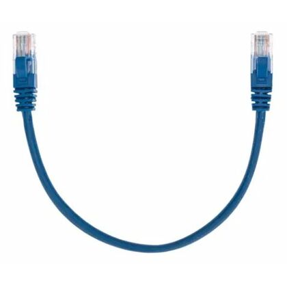 Патч-корд UTP-RJ-45, медь, Cat5e, LSZH, синий, 0,3м Rexant (02-0104-03)