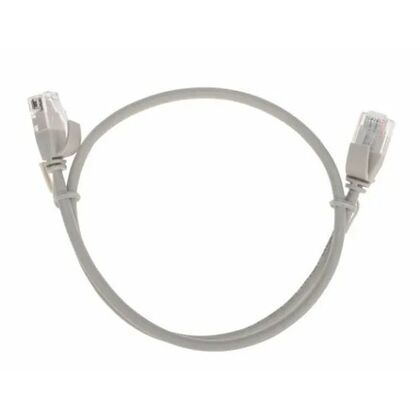 Патч-корд UTP-RJ-45, медь, Cat6A (10G), LSZH, серый, 1м Rexant (02-0380-1)