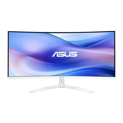 Монитор Asus 34" VU34WCIP-W изогнутый белый (VA, 3440х1440, 100 Гц, 300 cd/ m2, DPх1, HDMIх1)