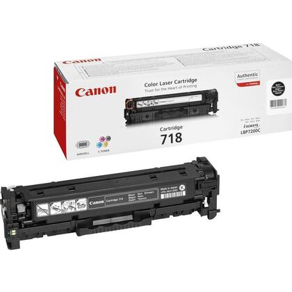 Купить Картридж Canon 718 (black) [для Canon i-Sensys: LBP7200CDN, MF8330CDN, MF8340CDN, MF8350CDN, MF8360CDN, MF8380CDW] (2662B002) в Симферополе, Севастополе, Крыму