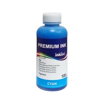 Купить Чернила HP C4903AN(940), C4907AN(940XL), CN017AA(942XL) Cyan, Pigment, 100 Мл, InkTec в Симферополе, Севастополе, Крыму