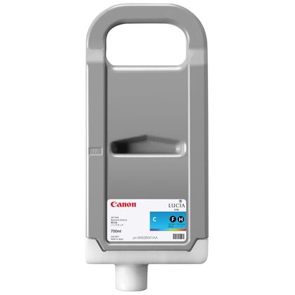 Картридж: Canon PFI-707C (cyan), 700 мл [для imagePROGRAF iPF830, iPF840, iPF850] (9822B001)
