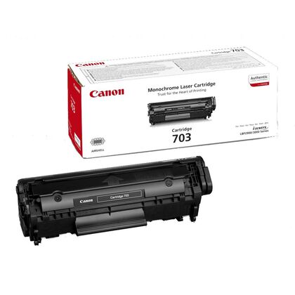 Тонер-картридж: Canon 703 (black) [для Canon LBP2900, LBP3000] (7616A005)