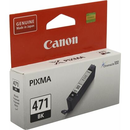 Картридж: Canon CLI-471BK (Black) [для Canon MG5740, MG6840, MG7740] (0400C001)