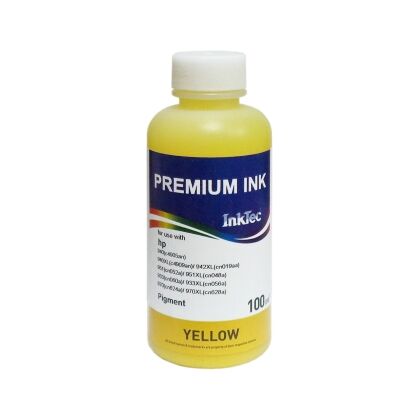 Чернила HP C4905AN(940), C4909AN(940XL), CN019AA(942XL) Yellow, Pigment, 100 Мл, InkTec