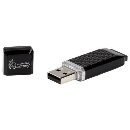 Smartbuy 16G USB 2.0 Quartz Black (SB16GBQZ-K)