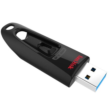 Флеш накопитель SanDisk Ultra 64Gb USB 3.0 Black (SDCZ48-064G-U46)