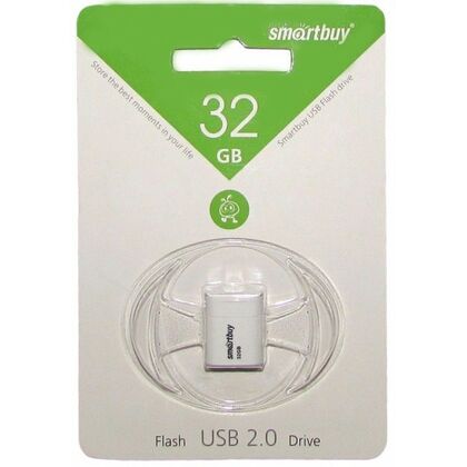 Флеш-накопитель Smartbuy 32Gb USB2.0 Lara Белый (SB32GBLARA-W)