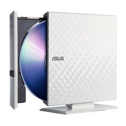 Внешний оптический дисковод Asus Super Multi SDRW-08D2S-U LITE/ WHT/ G/ AS White Slim (90-DQ0436-UA221KZ)